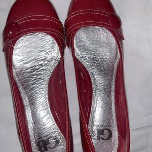Gianni Bini red slip ons size 7